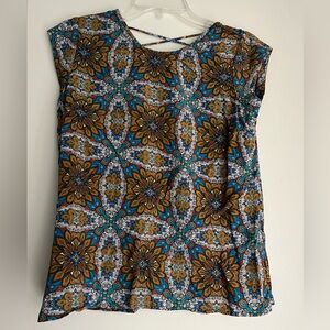 Floral Patterned Women's Top